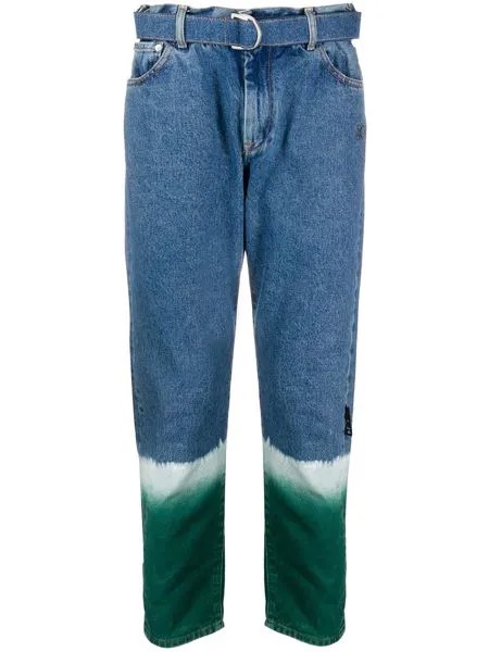 Off-White джинсы кроя слим с эффектом деграде