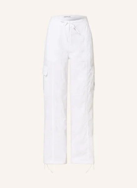 Брюки карго Calvin Klein Jeans, белый