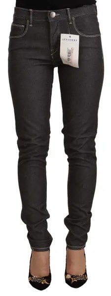 Джинсы ACHT Облегающие хлопковые черные джинсовые брюки скинни с заниженной талией s. W26 Рекомендуемая розничная цена 300 долларов США