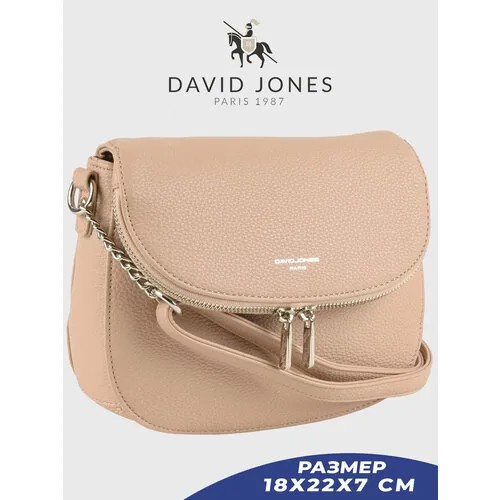 Сумка кросс-боди DAVID JONES, розовый