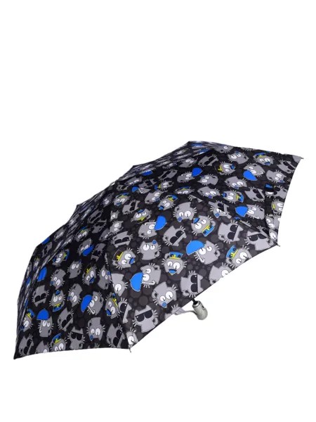 Зонт женский NEXX 33841 черно-серый