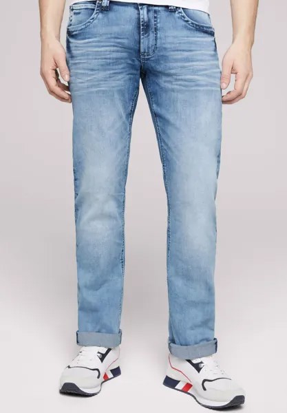 Джинсы прямые JEANS NI:CO MIT VINTAGE-WASCHUNG Camp David, цвет mid blue used