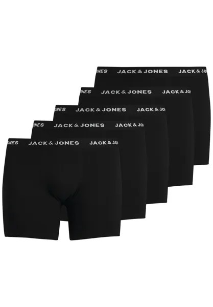 Трусики JACHUEY TRUNKS 5 PACK Jack & Jones, цвет black