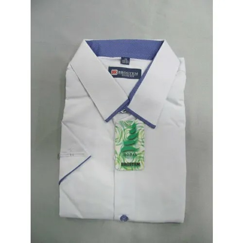 Школьная рубашка Brostem, размер 34, белый, синий