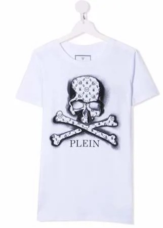 Philipp Plein Junior футболка с принтом