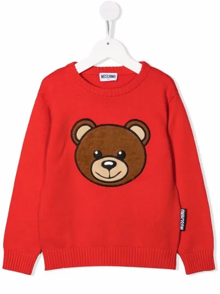 Moschino Kids джемпер Teddy Bear с круглым вырезом