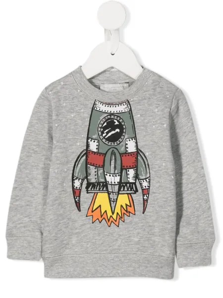 Stella McCartney Kids толстовка с принтом Rocket