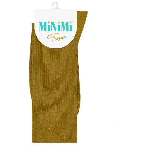 Носки MiNiMi, размер 35-38 (23-25), горчичный, желтый
