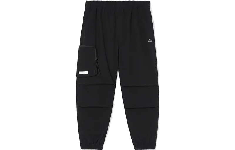 LACOSTE Мужские трикотажные спортивные штаны, цвет Black