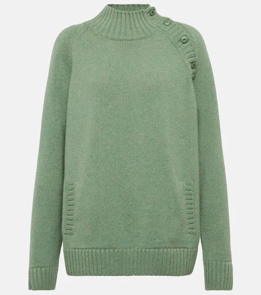 Кашемировый свитер Lupetto Berkeley LORO PIANA, зеленый