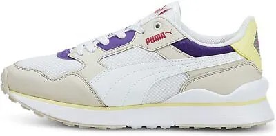Кроссовки Big Kids Puma R78 Future Nimbus Cloud/бело-фиолетовые (375691 06)