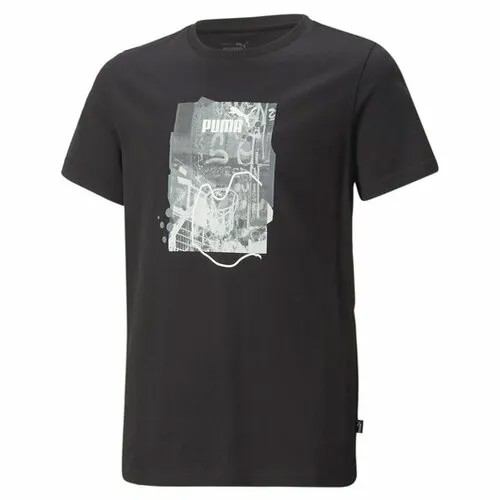 Футболка PUMA, размер 164, черный