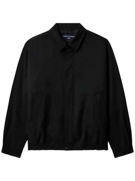 Comme des Garçons Homme шерстяной бомбер, черный