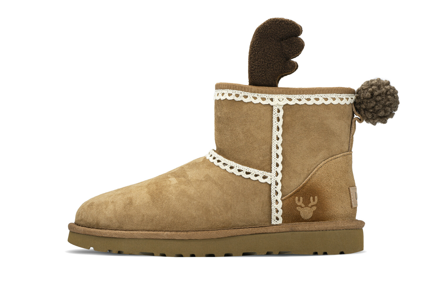 CLASSIC MINI Зимние ботинки женские коричневые/бежевые Ugg