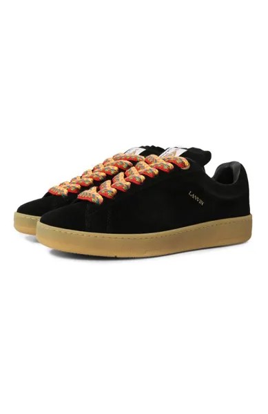Замшевые кеды Curb Lite Lanvin