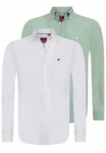 Рубашка 2 PACK Williot, цвет white green