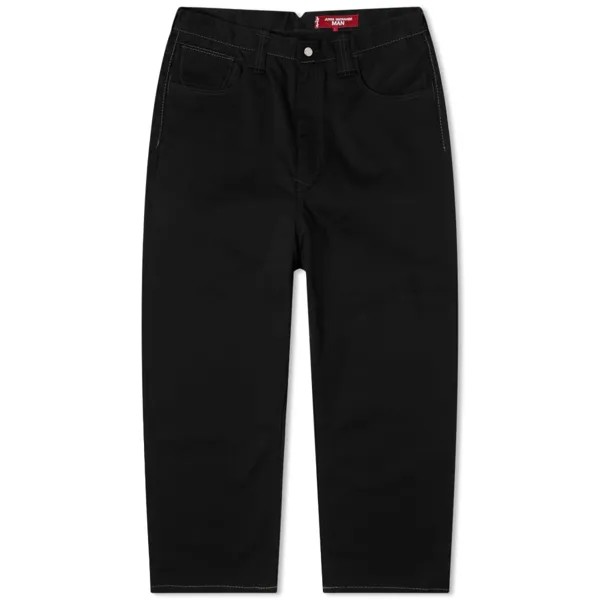 Junya Watanabe MAN Зауженные джинсы Levi's из эластичной ткани, черный