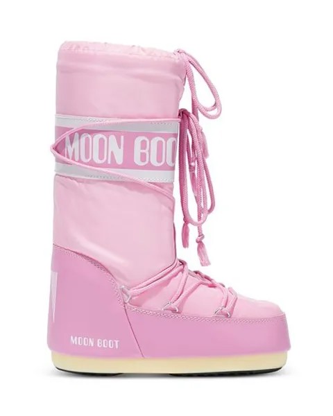 Женские нейлоновые ботинки для холодной погоды Icon Moon Boot, цвет Pink