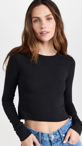Футболка SLVRLAKE Long Sleeve Baby Tee Raven