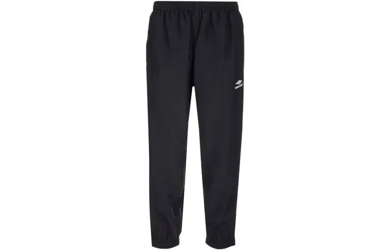 Balenciaga Мужские трикотажные спортивные штаны, цвет Black