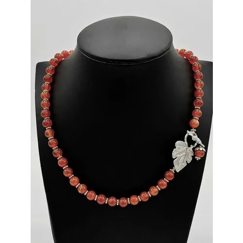 Колье Apsara, сердолик, оранжевый, коричневый