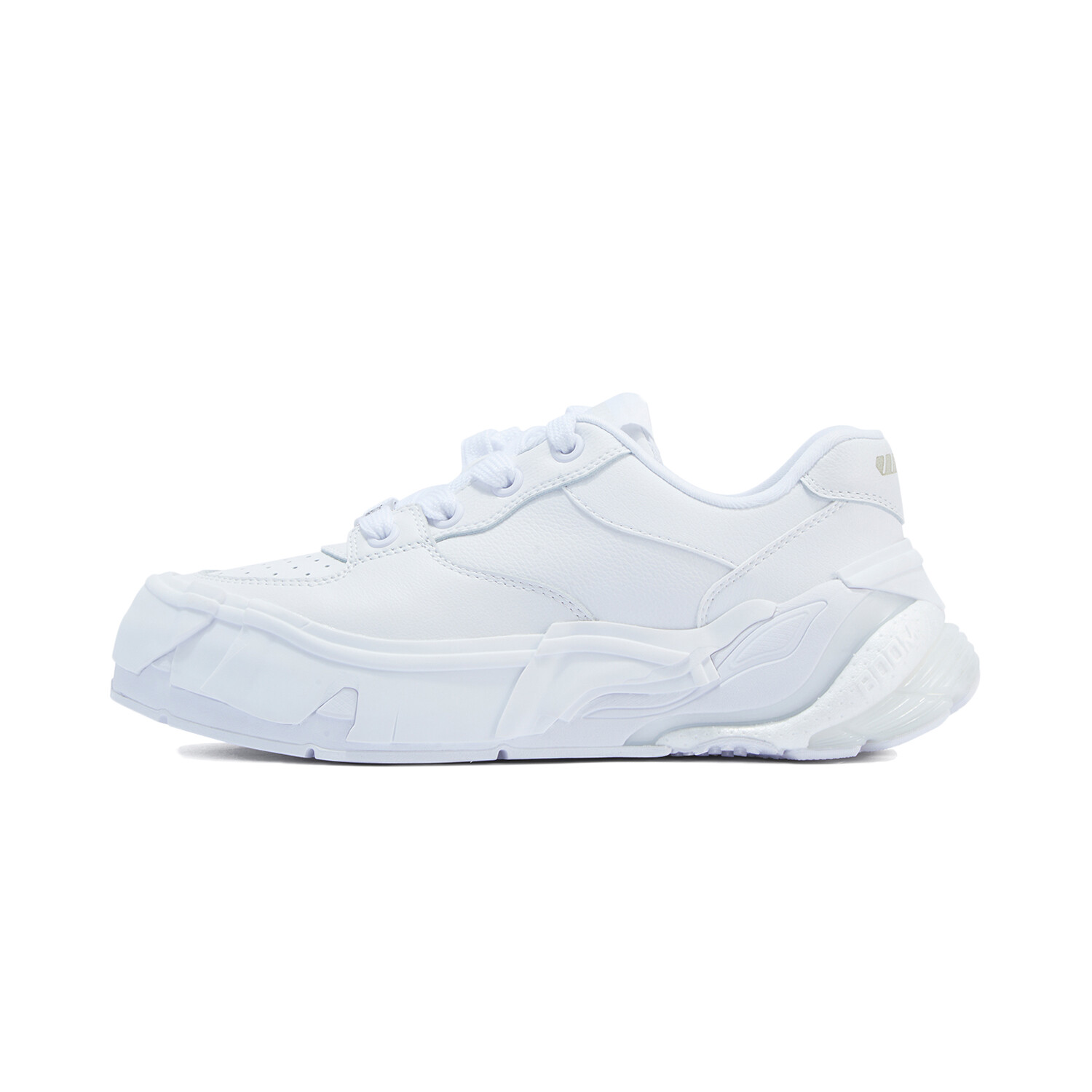 Кроссовки LiNing Wuji Skateboarding Shoes Women's Low-top White, белый