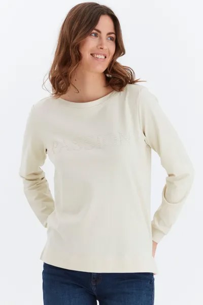 Рубашка Fransa Sweatshirt FRFXTESWEAT 1 20609895, натуральный