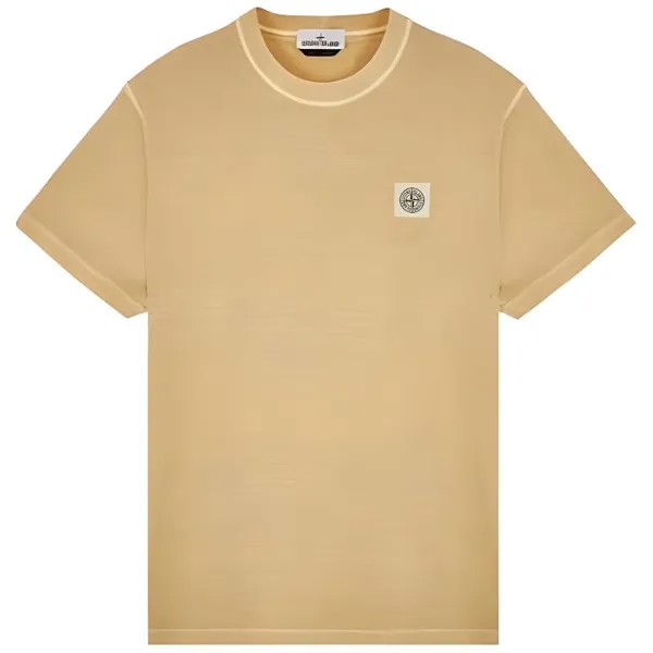 Футболка унисекс лен Stone Island, цвет Linen