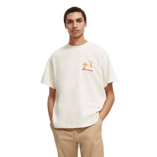 Футболка Scotch & Soda Born To Love, бежевый