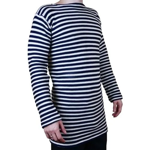 Лонгслив RexTex, хлопок, размер 48, синий, белый