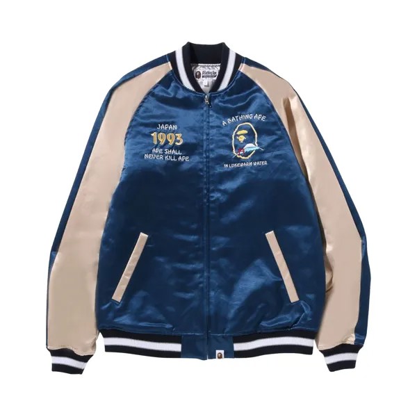 Сувенирная куртка BAPE Japan Синяя