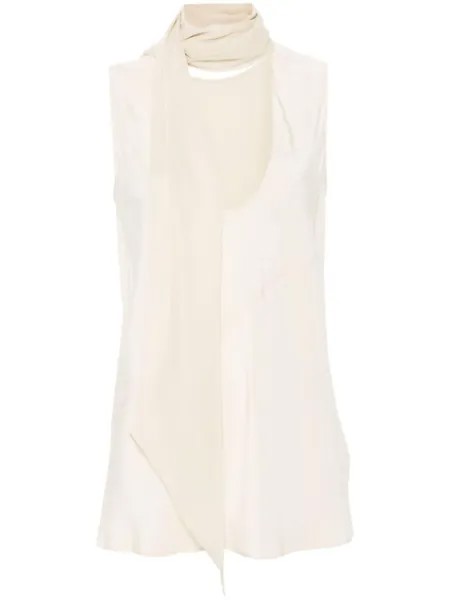 Helmut Lang топ без рукавов, нейтральный цвет