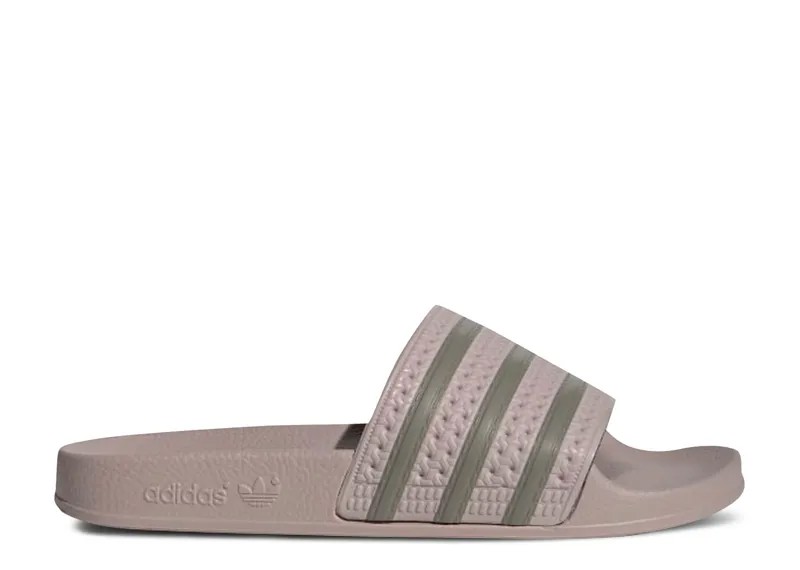 Кроссовки adidas Adilette Slides 'Grey Clay', коричневый