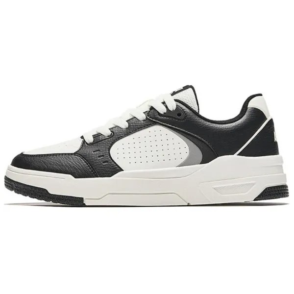 Кроссовки ANTA Skateboarding Shoes Women's Low-top White/Black, белый/черный