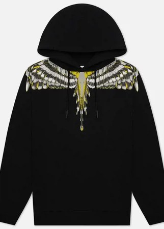 Мужская толстовка Marcelo Burlon Birds Wings Regular Hoodie, цвет чёрный, размер L