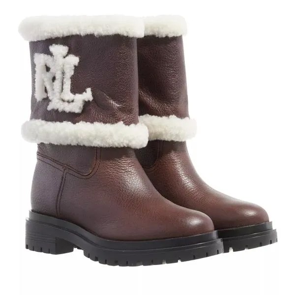 Сапоги carter mid boot chestnut brown/natural Lauren Ralph Lauren, коричневый