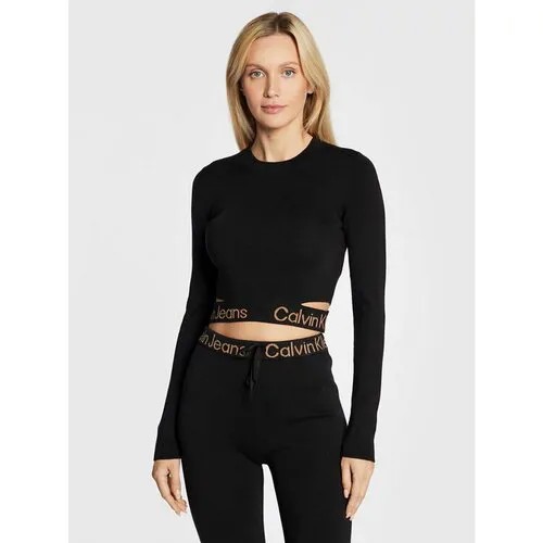 Лонгслив Calvin Klein Jeans, размер M [INT], черный