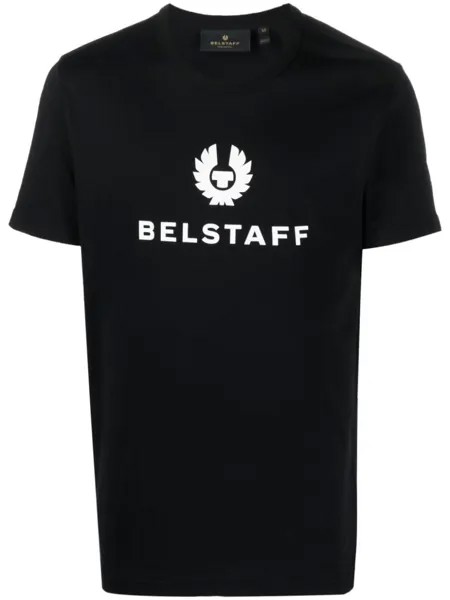Belstaff футболка с логотипом, черный