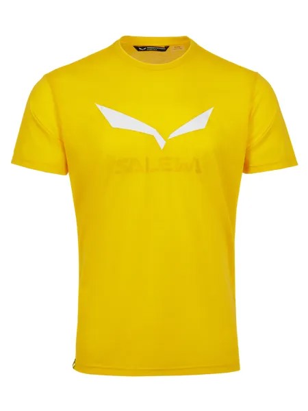 Футболка мужская Salewa Solidlogo Dry M T-Shirt желтая M