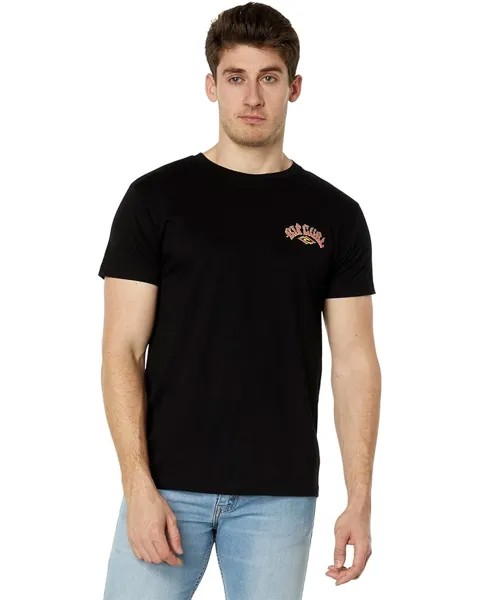 Футболка Rip Curl Shred Short Sleeve Tee, черный