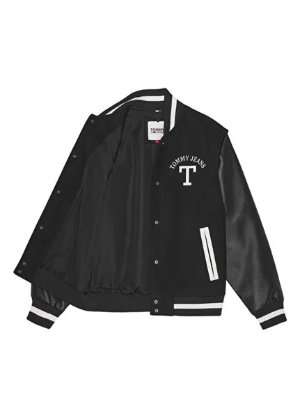 Обычная черная женская куртка DW0DW15958 Tommy Jeans, черный