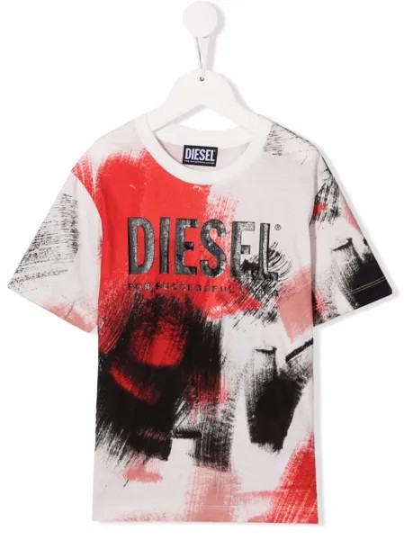 Diesel Kids футболка с принтом