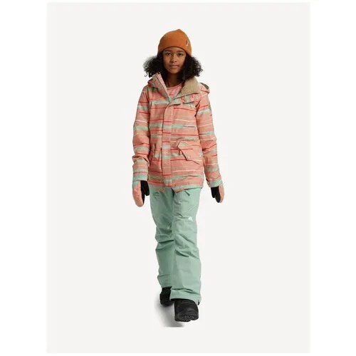 Куртка Сноубордическая Детская Burton 2020-21 Shortleaf Pink Dahlia Scribble (Us:xs)