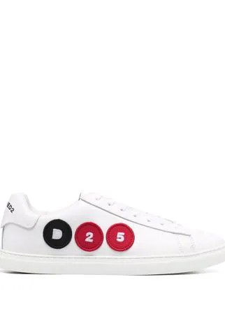 Dsquared2 кеды с нашивкой-логотипом