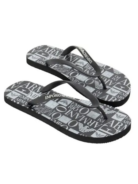 Шлепки Ea7 Emporio Armani, черный