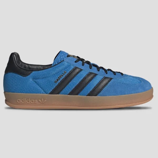 Домашние замшевые туфли Adidas Gazelle «Синий/Черный/Жевательная резинка» — IG4998 Expeditedship