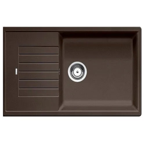 Врезная кухонная мойка 78 см Blanco Zia XL 6 S Compact 523282 кофе