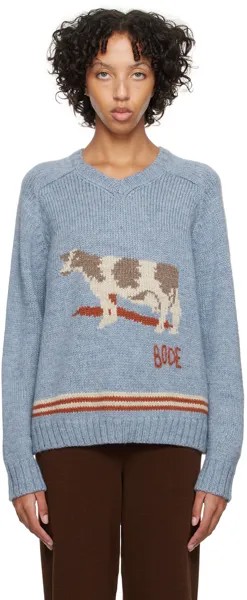 Синий свитер для крупного рогатого скота Bode