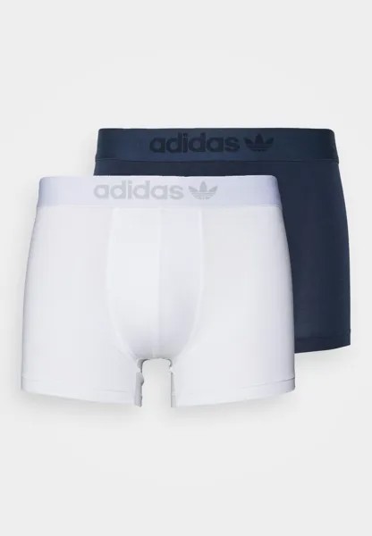 Трусики TRUNK 2 PACK adidas Originals, цвет white/grey