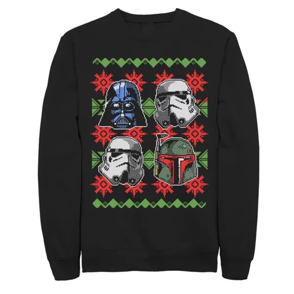 Мужские шлемы Bad Guy из фильма «Звездные войны» Ugly Christmas Fleece Licensed Character, черный